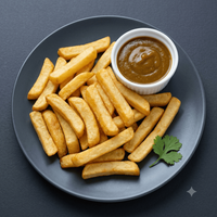 Chips and Curry sauce
