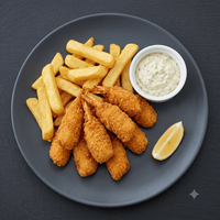 Fried Scampi & Chips