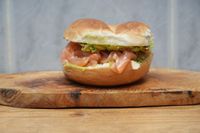 Salmon & Guacamole Bagel