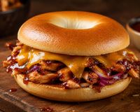BBQ Chicken Bagel