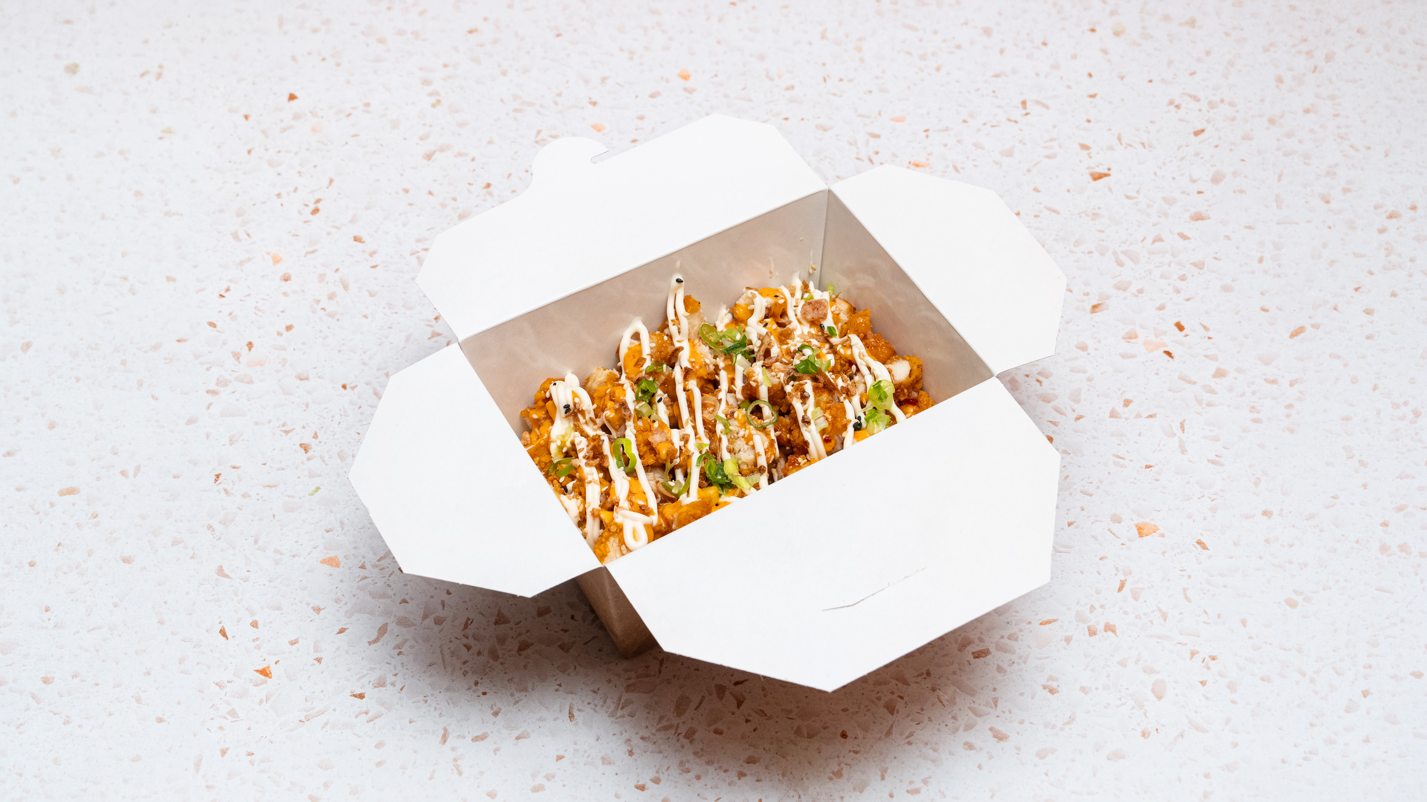 Korean Chicken Loaded Fries