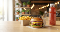 Burger + Chips+ Drinks